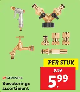 Lidl Parkside Bewaterings assortiment aanbieding