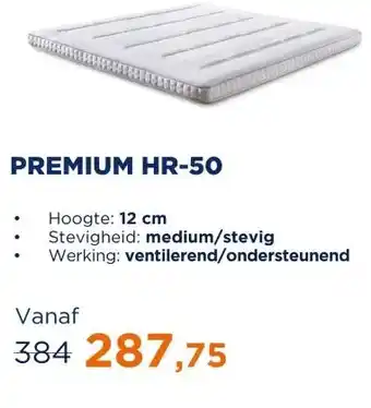 TotaalBED Topmatras Premium | HR-50 | 70x200 aanbieding