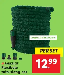 Lidl Parkside Flexibele tuin slang set aanbieding