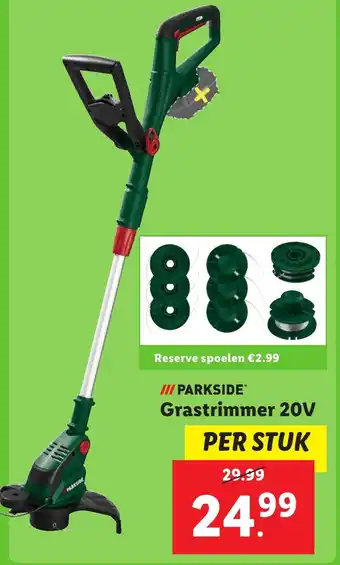 Lidl Parkside Grastrimmer 20V aanbieding