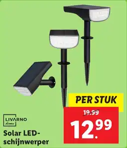 Lidl Solar LED schijnwerper aanbieding