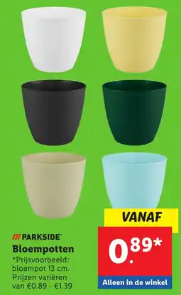 Lidl Parkside Bloempotten aanbieding