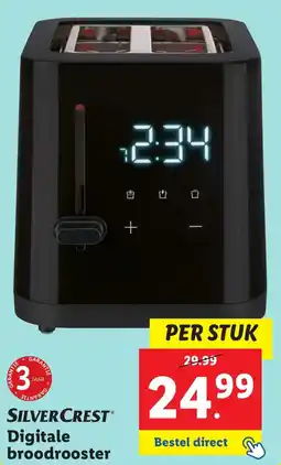 Lidl Silvercrest  Digitale broodrooster aanbieding