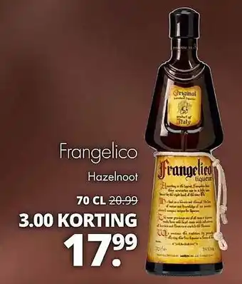 Mitra Frangelico hazelnoot aanbieding