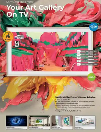 EP Beerepoot Samsung The Frame Vision Al Televisie aanbieding