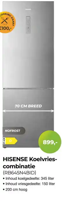 EP Beerepoot Hisense koelvries combinatie aanbieding