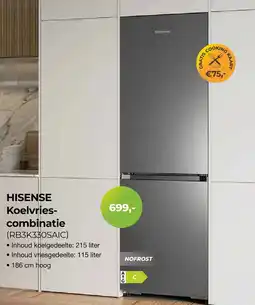 EP Beerepoot Hisense koelvries combinatie aanbieding
