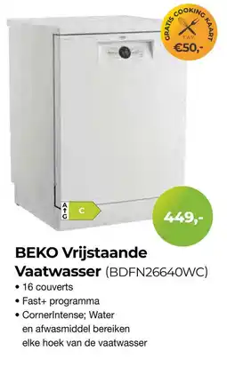 EP Beerepoot Beko vrijstaande vaatwasser aanbieding