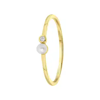 Douglas Lucardi Ring Zilver - goudkleurig aanbieding