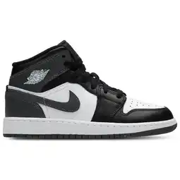 Foot Locker Jordan Aj1 Mid Unisex Schoenen - Zwart - Maat: 36.5 - Leer - Foot Locker aanbieding
