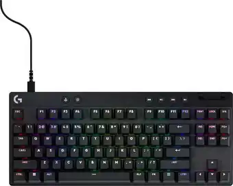 Coolblue Logitech G Pro X TKL Rapid Gaming Toetsenbord Zwart Qwerty aanbieding