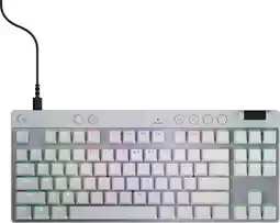 Coolblue Logitech G Pro X TKL Rapid Gaming Toetsenbord Wit Qwerty aanbieding
