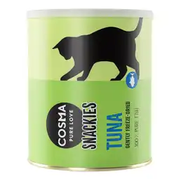 Zooplus 150g Snackies Maxi Tube Gevriesdroogde Tonijn Cosma Kattensnacks aanbieding