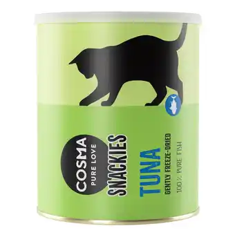 Zooplus 150g Snackies Maxi Tube Gevriesdroogde Tonijn Cosma Kattensnacks aanbieding