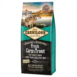 Zooplus 2x12kg Fresh Adult Karper & Forel Carnilove Hondenvoer aanbieding