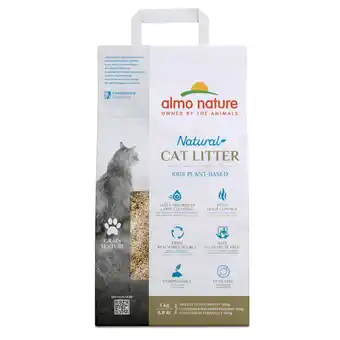 Zooplus Almo Nature Natuurlijke Korrelige Kattenbakvulling - Grain Texture - 4 kg aanbieding