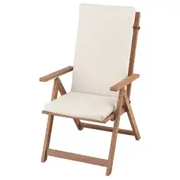 IKEA NÄmmarÖ Tuinstoel, buiten, lichtbruin gelazuurd/frösön/duvholmen beige aanbieding