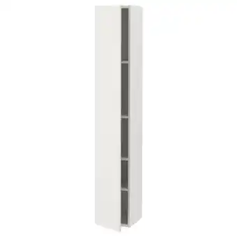 IKEA Enhet Hoge kast m 4 planken/deur, wit, 30x32x180 cm aanbieding
