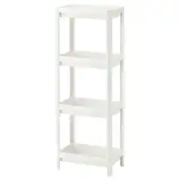 IKEA Vesken Open kast, wit, 37x23x101 cm aanbieding