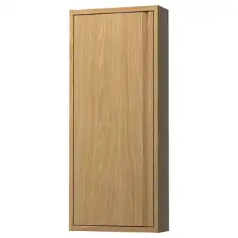 IKEA ÄngsjÖn Bovenkast met deur, eikenpatroon, 40x15x95 cm aanbieding