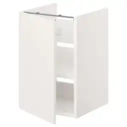 IKEA Enhet Onderkast v wastafel met plank/deur, wit, 40x42x60 cm aanbieding