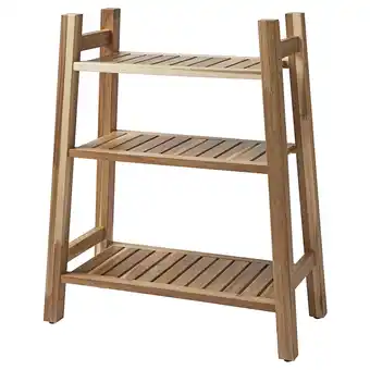 IKEA Storedamm Stellingkast, acacia, 60x71 cm aanbieding