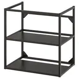 IKEA Enhet Onderkast basiselement v wastafel, antraciet, 60x40x60 cm aanbieding