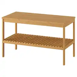 IKEA RÅgrund Bank, bamboe, 78x37 cm aanbieding
