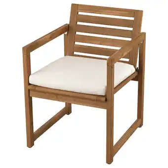 IKEA NÄmmarÖ Tuinstoel, lichtbruin gelazuurd/frösön/duvholmen beige aanbieding