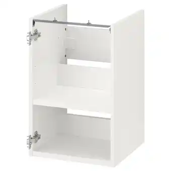 IKEA Enhet Onderkast voor wastafel met plank, wit, 40x40x60 cm aanbieding
