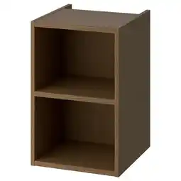 IKEA HagaÅn Open kast, bruin eikenpatroon, 40x48x63 cm aanbieding