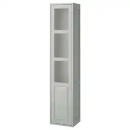 IKEA TÄnnforsen Hoge kast met deur, lichtgrijs, 40x35x195 cm aanbieding