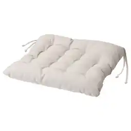 IKEA VippÄrt Stoelkussen, beige, 38x38x6 cm aanbieding