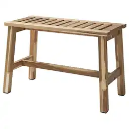 IKEA Storedamm Bank, acacia, 63x31 cm aanbieding