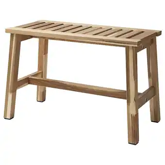 IKEA Storedamm Bank, acacia, 63x31 cm aanbieding