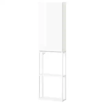 IKEA Enhet Opbergcombinatie, wit/hoogglans wit, 40x17x150 cm aanbieding