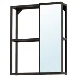 IKEA Enhet Spiegelkast, antraciet, 60x17x75 cm aanbieding