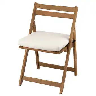 IKEA NÄmmarÖ Eetkamerstoel, buiten opklapbaar/lichtbruin gelazuurd frösön/duvholmen beige aanbieding