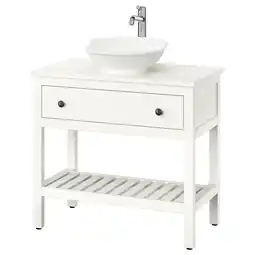 IKEA Hemnes / vÄstersjÖn Wastafel, wit, 82x48x90 cm aanbieding