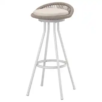 IKEA SegerÖn Barkruk, buiten, draaibaar wit/beige/frösön/duvholmen beige aanbieding