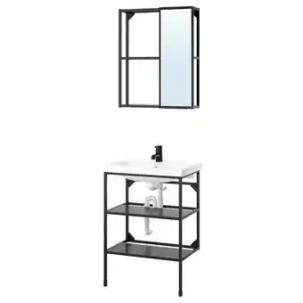 IKEA Enhet Badkamer, antraciet, 64x43x87 cm aanbieding