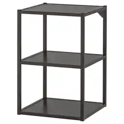 IKEA Enhet Onderkast basiselement met planken, antraciet, 40x40x60 cm aanbieding