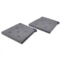 IKEA Justina Stoelkussen, grijs, 42/35x40x4 cm aanbieding