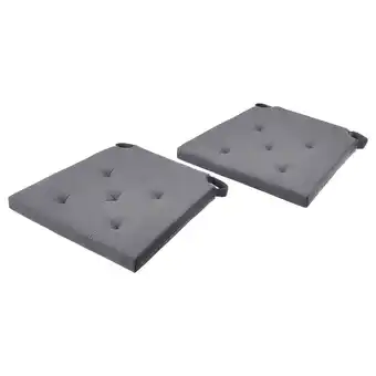 IKEA Justina Stoelkussen, grijs, 42/35x40x4 cm aanbieding