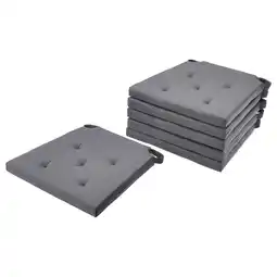 IKEA Justina Stoelkussen, grijs, 42/35x40x4 cm aanbieding