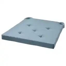 IKEA Justina Stoelkussen, grijsblauw, 42/35x40x4 cm aanbieding