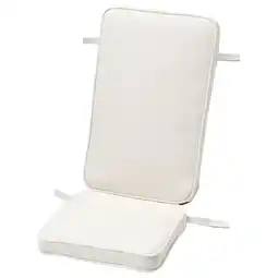 IKEA JÄrpÖn/duvholmen Zit-/rugkussen, buiten, wit, 116x45 cm aanbieding