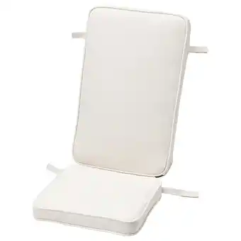 IKEA JÄrpÖn/duvholmen Zit-/rugkussen, buiten, wit, 116x45 cm aanbieding