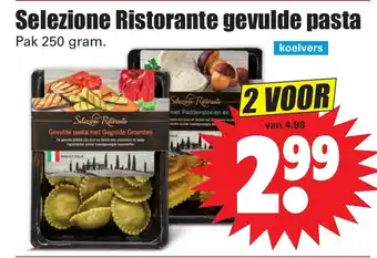 Dirk Selezione Ristorante Gevulde pasta 2*250g aanbieding