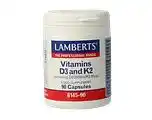 De Online Drogist Lamberts Vitamine D3 En K2 Capsules 90CP aanbieding